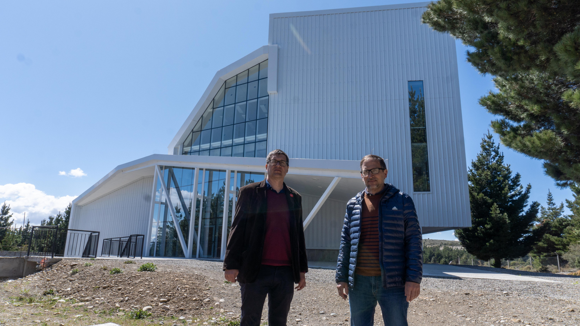 Agustín Domingo visitó el Campus UNRN en Bariloche