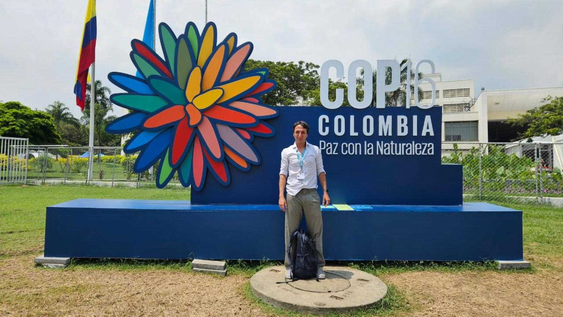 Lucas Garibaldi en la Conferencia de las Naciones Unidas sobre Biodiversidad COP16