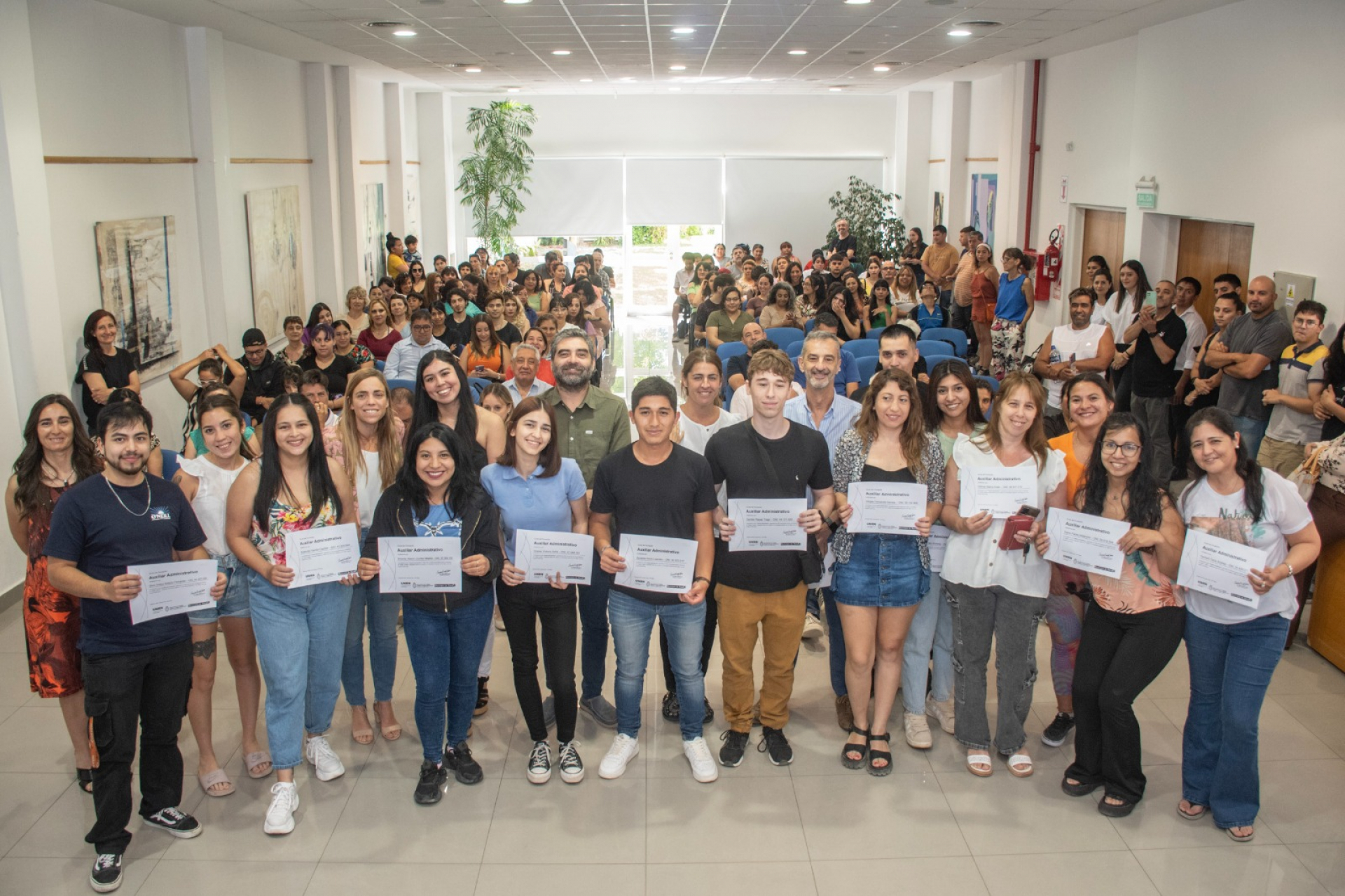 Se entregaron los certificados del curso USEP-UNRN